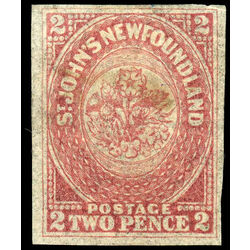 newfoundland stamp 17 1861 third pence issue 2d 1861 M VF 012