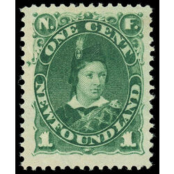 newfoundland stamp 44 edward prince of wales 1 1887 M VF 009