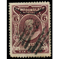 newfoundland stamp 98 lord bacon 6 1911 U VF 005