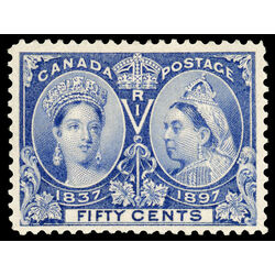 canada stamp 60 queen victoria diamond jubilee 50 1897 M VF 081