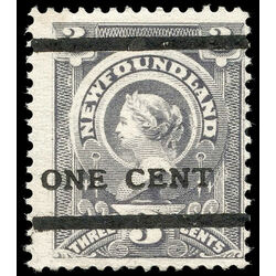 newfoundland stamp 76i queen victoria 1897 M F 004