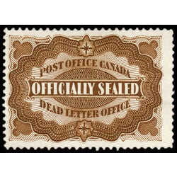 canada stamp o official ox1 officially sealed 1879 M F VFNG 003