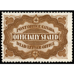 canada stamp o official ox1 officially sealed 1879