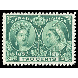 canada stamp 52 queen victoria diamond jubilee 2 1897 M XFNH 031