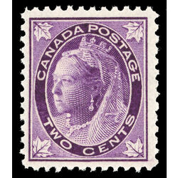 canada stamp 68 queen victoria 2 1897 M F VFNH 021