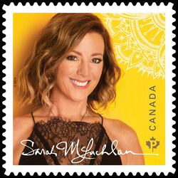 canada stamp 3455i sarah mclachlan 2024