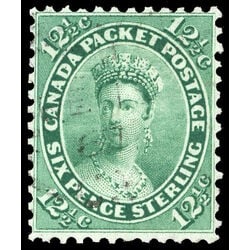 canada stamp 18 queen victoria 12 1859 U VF 047