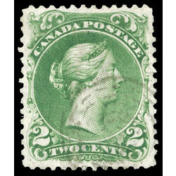 canada stamp 24 queen victoria 2 1868 U XF 044