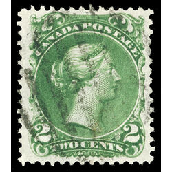 canada stamp 24 queen victoria 2 1868 U VF 045