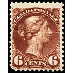 canada stamp 43iv queen victoria 6 1888 M F 002