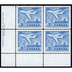 canada stamp 414 jet plane ottawa 7 1964 PB LL %231