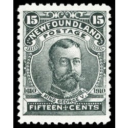 newfoundland stamp 97 king george v 15 1910 M VF 019