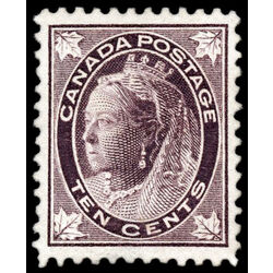 canada stamp 73 queen victoria 10 1897