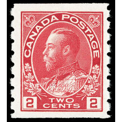 canada stamp 127 king george v 2 1912 M VF 010