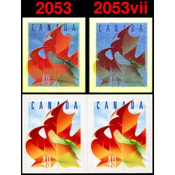 canada stamp 2053vii maple leaf 49 2004 M VFNH PAIR