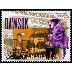 canada stamp 1606d dawson city yukon 45 1996