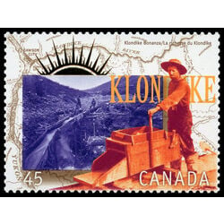 canada stamp 1606e working the gold claims 45 1996