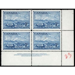 canada stamp 313 stagecoach and plane 7 1951 PB LR %231 013