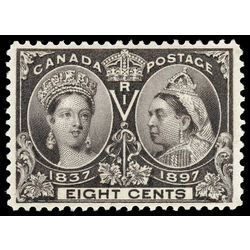 canada stamp 56 queen victoria diamond jubilee 8 1897 M VF 078