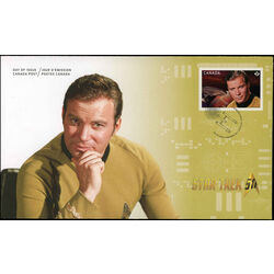 canada stamp 2917 captain james t kirk 2016 FDC