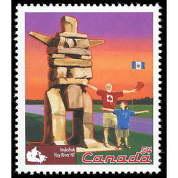 canada stamp 2335c inukshuk hay river nwt 54 2009