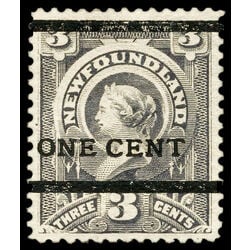 newfoundland stamp 76 queen victoria 1897