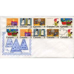 canada stamp 528a se10 christmas 1970 FDC 002