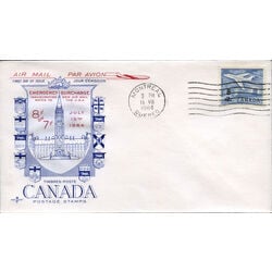 canada stamp 430 jet plane ottawa 1964 FDC 006