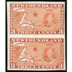 newfoundland stamp 234f newfoundland map 3 1937