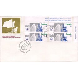 canada stamp 687 notre dame and place ville marie 1 1976 FDC UR 011