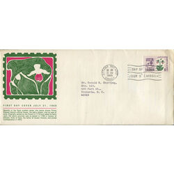 canada stamp 424 prince edward island lady s slipper 5 1965 FDC 005