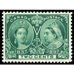 canada stamp 52 queen victoria diamond jubilee 2 1897 M VFNH 037