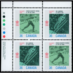 canada stamp 1153a 1988 olympic winter games 1987 PB UL