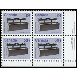 canada stamp 928 settle bed 39 1985 PB LR