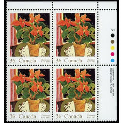 canada stamp 1148 poinsettia 36 1987 PB UR