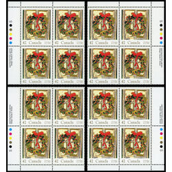 canada stamp 1149 holly wreath 42 1987 PB SET