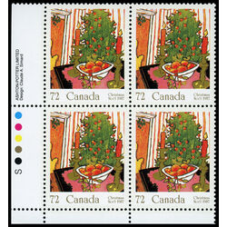 canada stamp 1150 mistletoe tree 72 1987 PB LL