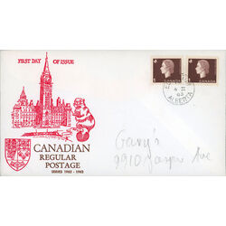 canada stamp 403 queen elizabeth ii 3 1963 FDC 003