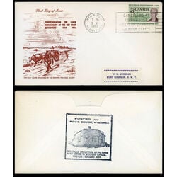 canada stamp 397 lord selkirk 5 1962 FDC 010