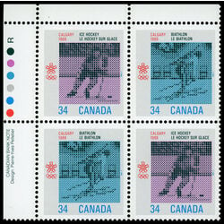 canada stamp 1112a 1988 olympic winter games 1986 PB UL