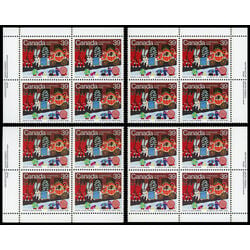 canada stamp 1068 santa claus parade 39 1985 PB SET