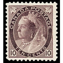 canada stamp 83 queen victoria 10 1898 M VF 029