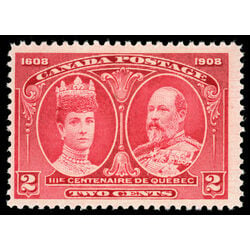 canada stamp 98i king edward vii queen alexandra 2 1908 M F VFNH 013