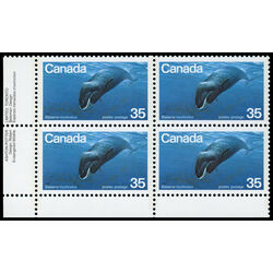 canada stamp 814 bowhead whale 35 1979 PB LL