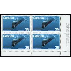 canada stamp 814 bowhead whale 35 1979 PB LR