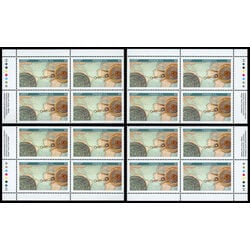 canada stamp 1407 encounter columbus 84 1992 PB SET