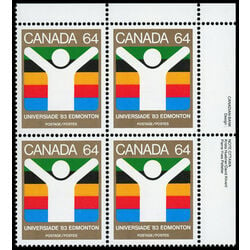 canada stamp 982 world university games 64 1983 PB UR