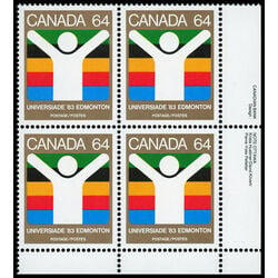 canada stamp 982 world university games 64 1983 PB LR