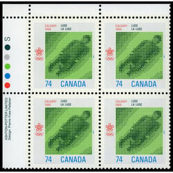 canada stamp 1198 luge 74 1988 PB UL