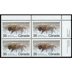 canada stamp 884 wood bison 35 1981 PB UR